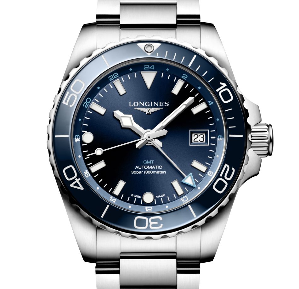 Hydroconquest GMT : une très belle plongeuse-voyageuse chez Longines en cet été 2023 Hydroconquest GMT : une très belle plongeuse-voyageuse chez Longines en cet été 2023