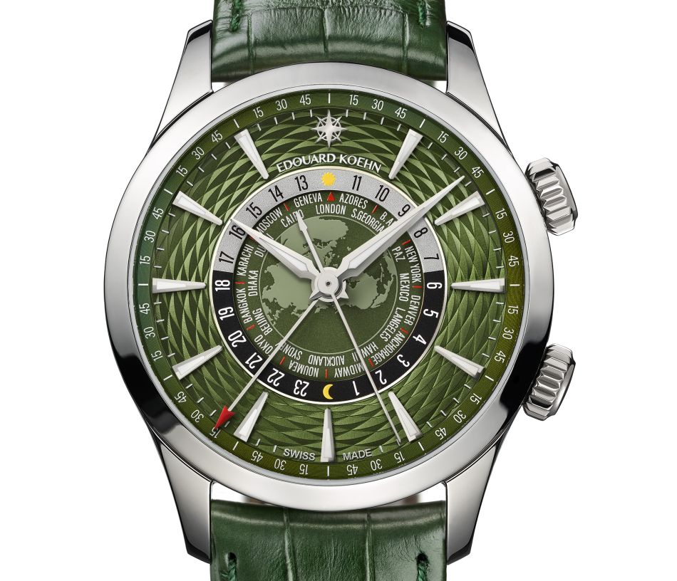 Edouard Koehn World Heritage : un splendide cadran bleu guilloché en édition limitée