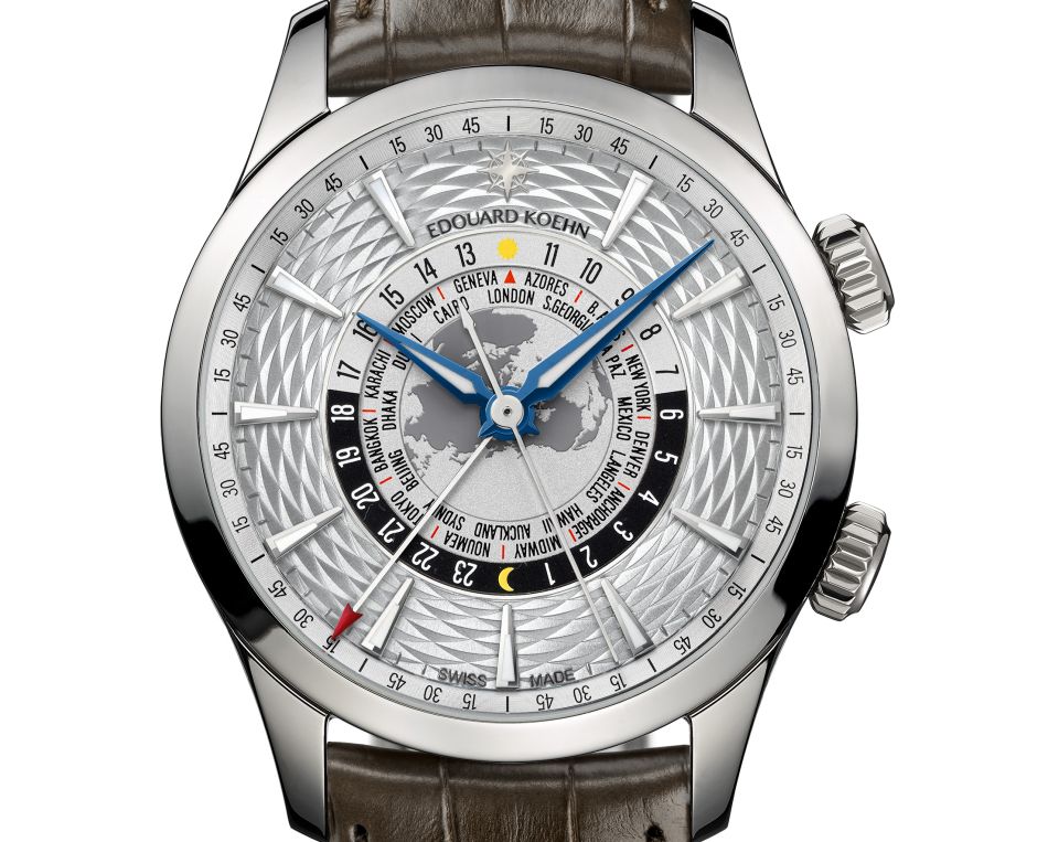 Edouard Koehn World Heritage : un splendide cadran bleu guilloché en édition limitée
