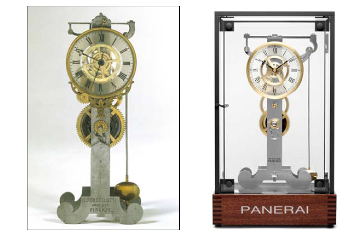 Panerai : la pendule de Galilée, série limitée à 50 exemplaires, exclusivité boutique