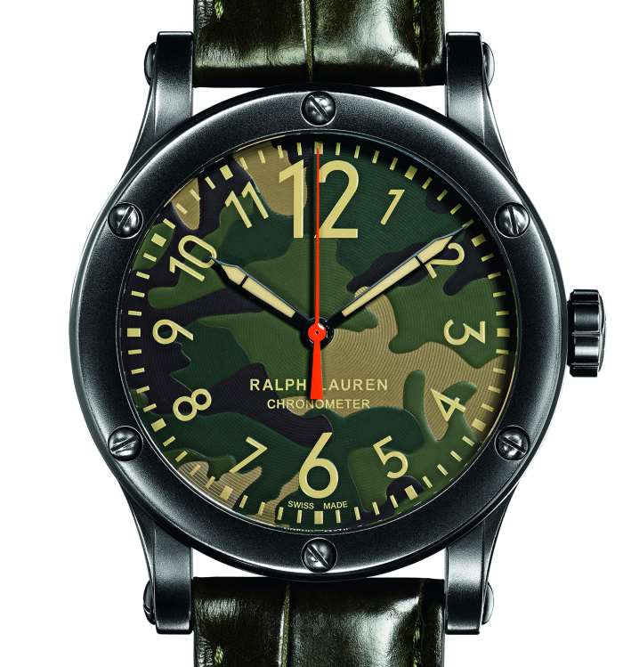 Ralph Lauren RL67 Safari Chronomètre : cadran camouflage pour jungle urbaine