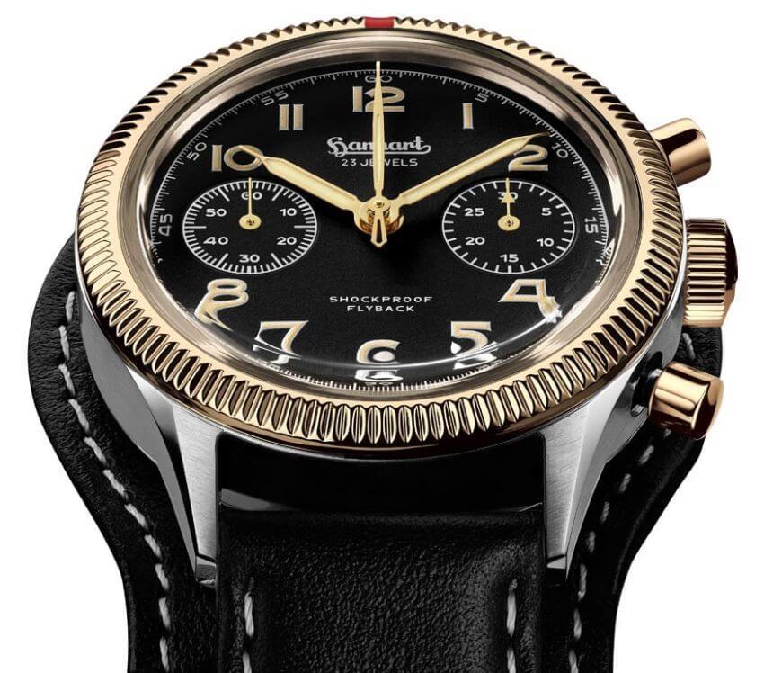 Hanhart 417 C : une belle édition "bico" en acier et bronze à 150 exemplaires Hanhart 417 C : une belle édition "bico" en acier et bronze à 150 exemplaires