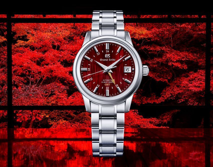 Grand Seiko Elegance "Yuka-Momiji" : l'heure sur une note automnale