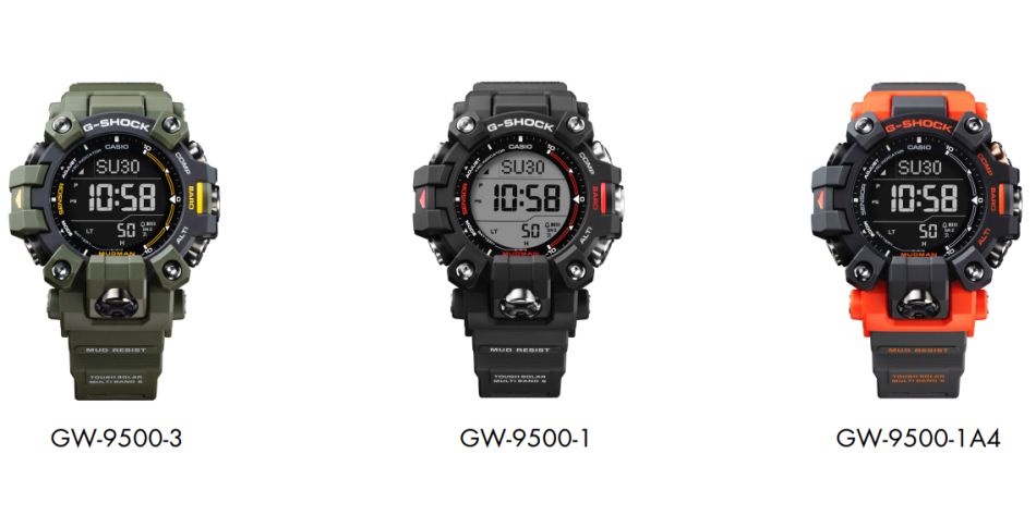 Casio G-SHOCK : une nouvelle Mudman GW-9500 aussi robuste que confortable