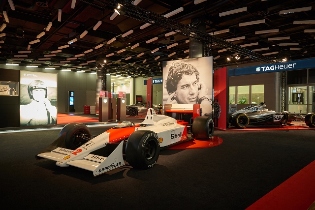 TAG Heuer : exposition Motor Racing au Salon de l'Automobile de Genève