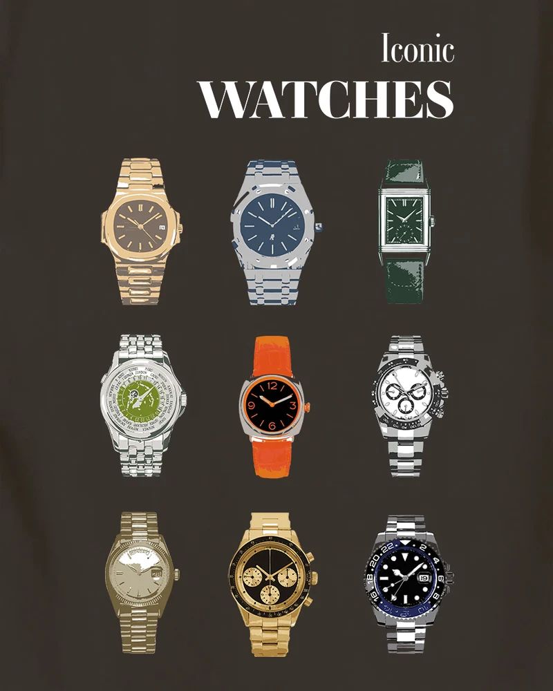 Verlan : des t-shirts en éditions numérotées en hommage à vos montres préférées