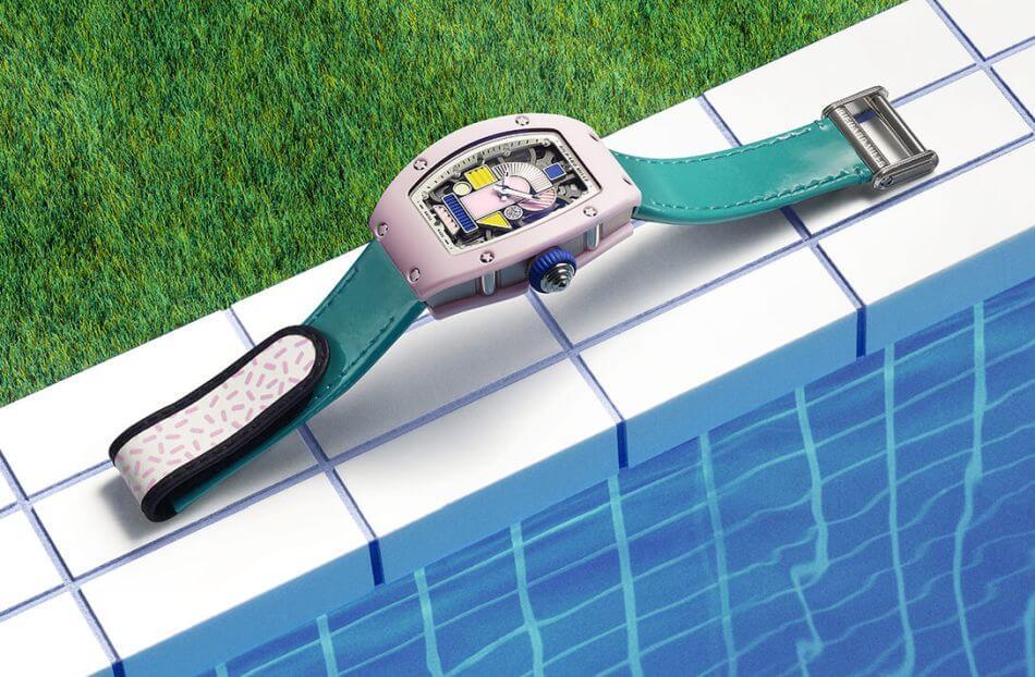 Richard Mille RM 07-01 : très jolie collection en céramiques de couleurs en hommage au groupe Memphis Richard Mille RM 07-01 : très jolie collection en céramiques de couleurs en hommage au groupe Memphis