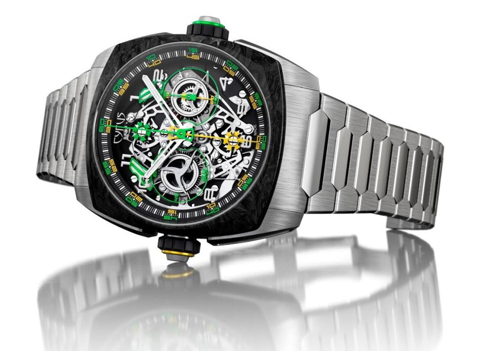 Cyrus Genève Klepys Dice Lime Carbon