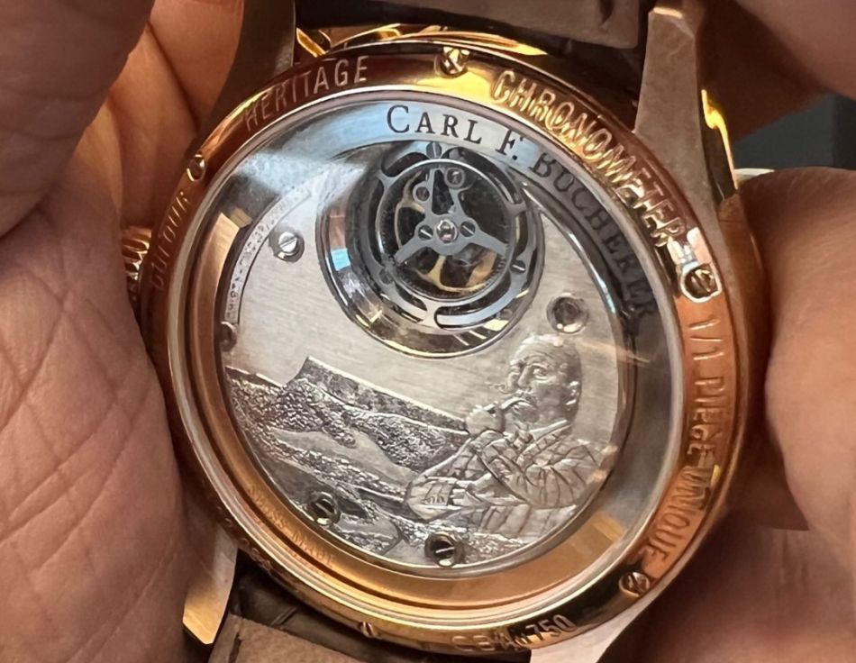 Carl F. Bucherer a réalisé une pièce unique pour Philippe Dufour, cadeau de sa femme pour ses 75 ans Carl F. Bucherer a réalisé une pièce unique pour Philippe Dufour, cadeau de sa femme pour ses 75 ans