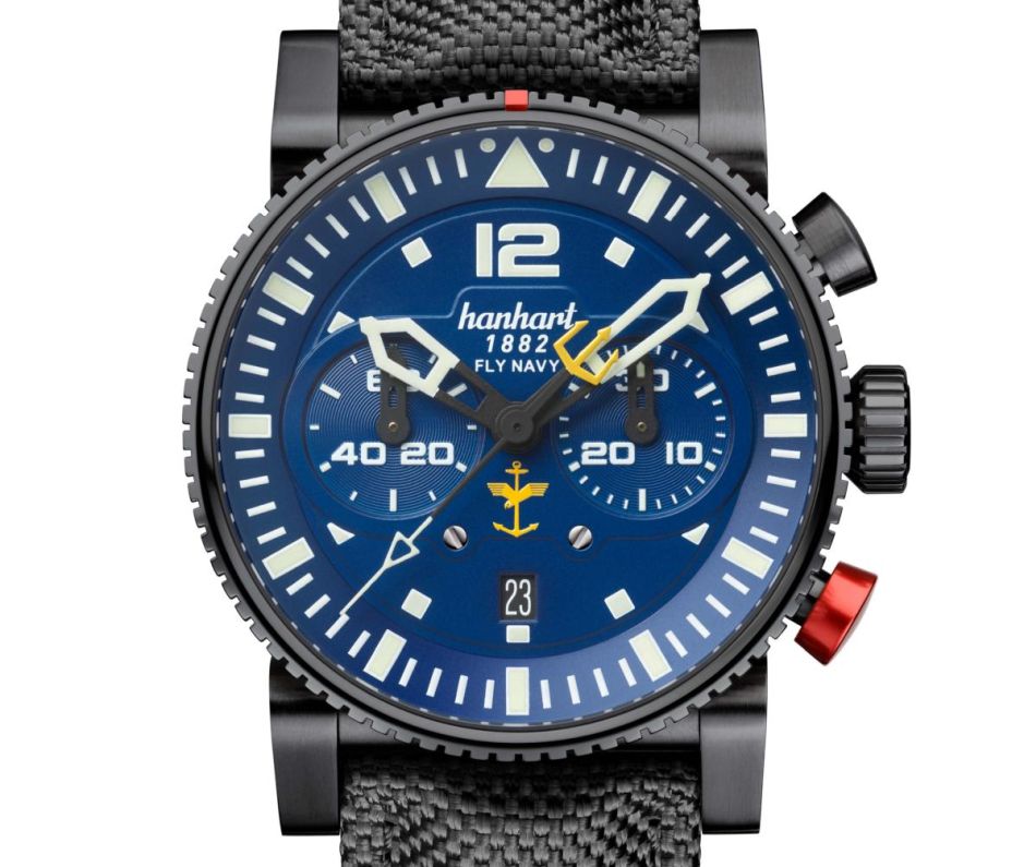 Hanhart Primus Fly Navy : un chronographe pour les commandos de l'Aéronavale Allemande