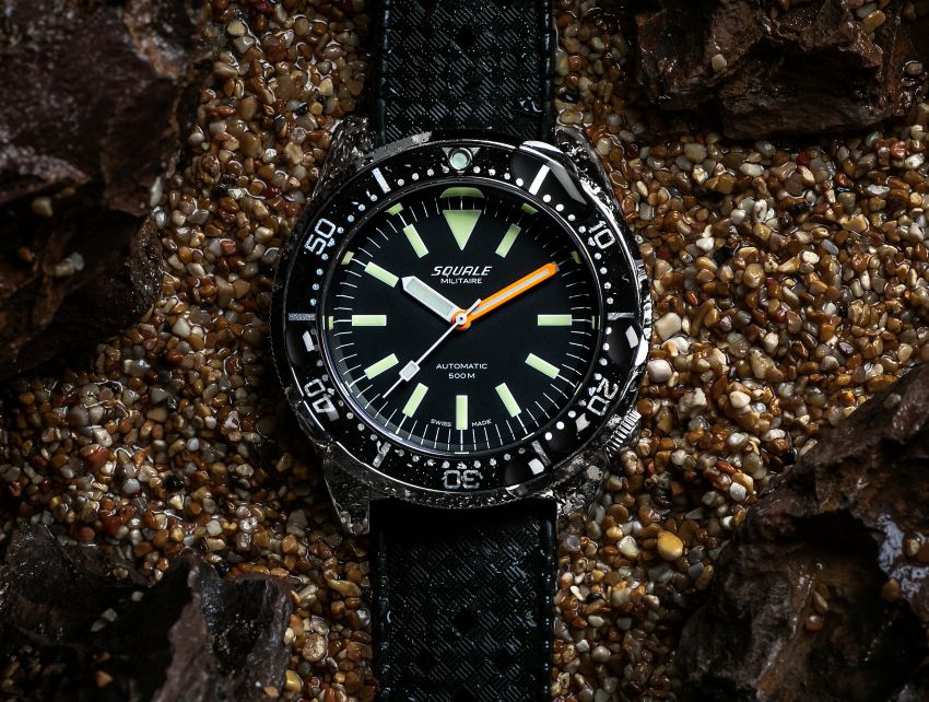 Squale : une nouvelle édition de sa fameuse plongeuse T-183 en carbone forgé