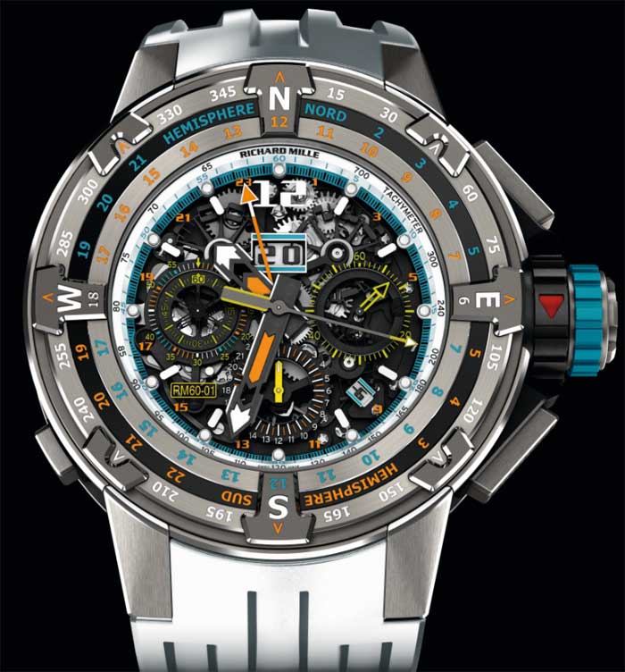 Richard Mille Chronographe Flyback RM 60-01 Régate Richard Mille Chronographe Flyback RM 60-01 Régate