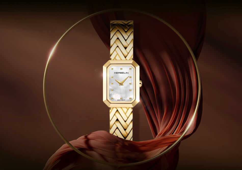 Herbelin Octogône Red Carpet : quand son boitier huit pans s'allonge Herbelin Octogône Red Carpet : quand son boitier huit pans s'allonge