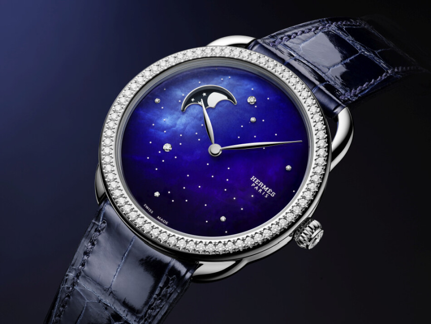 Arceau Petite Lune ciel étoilé : le temps poétique selon Hermès