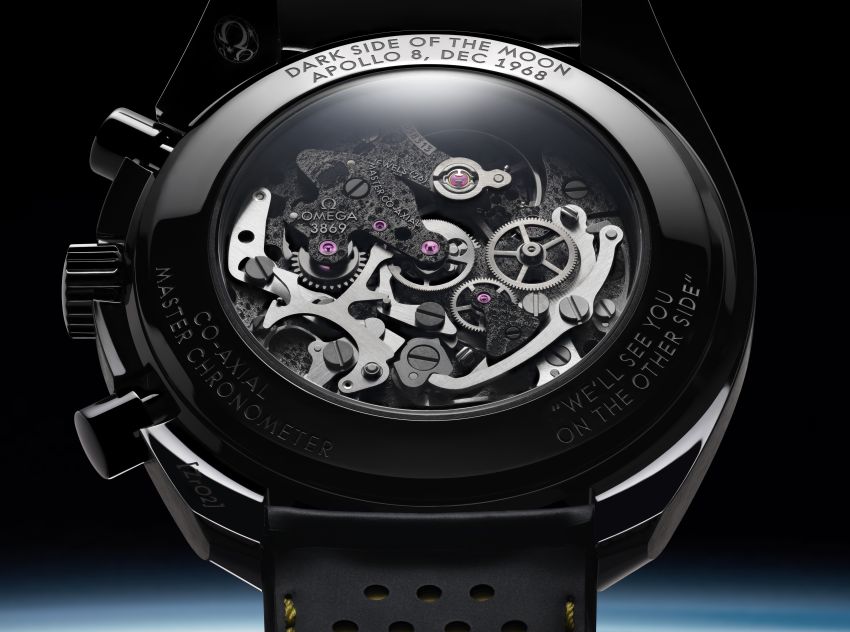 Omega Dark Side of the Moon : une étonnante aiguille en forme de fusée en 3D ! Omega Dark Side of the Moon : une étonnante aiguille en forme de fusée en 3D !