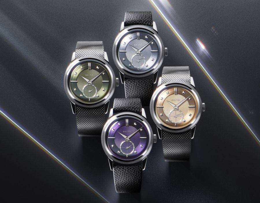 Baltic Prismic : montre de ville d'inspiration vintage avec boitier bi-matière en acier et titane Baltic Prismic : montre de ville d'inspiration vintage avec boitier bi-matière en acier et titane