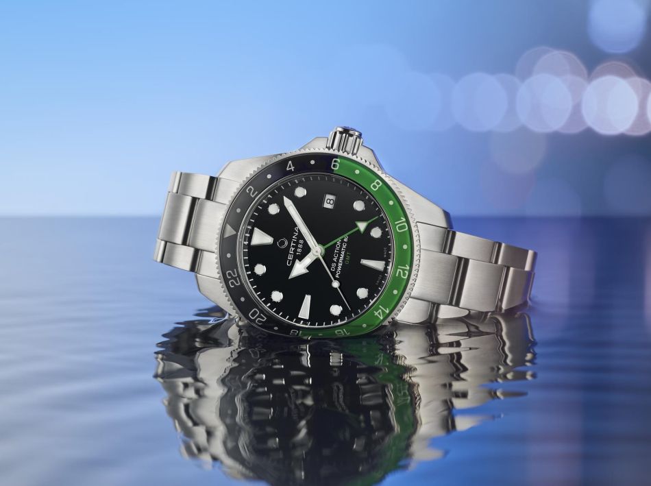 Certina DS Action GMT Powermatic 80 : urbaine et sportive à la fois Certina DS Action GMT Powermatic 80 : urbaine et sportive à la fois