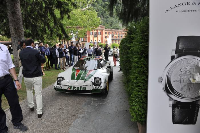 Le propriétaire de cette très belle Lancia Stratos de 1976 n’était autre que Stefano Macaluso, l’ex propriétaire de la marque horlogère Girard Perregaux et surtout celui d’une magnifique collection de voitures de rallyes.