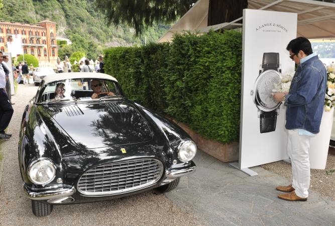 Une Ferrari 250 GT Europa de 1954 carrossée par Vignale qui fit partie de la collection des cinq Ferrari construites spécialement pour le Roi Leopold de Belgique et Liliane de Rhety