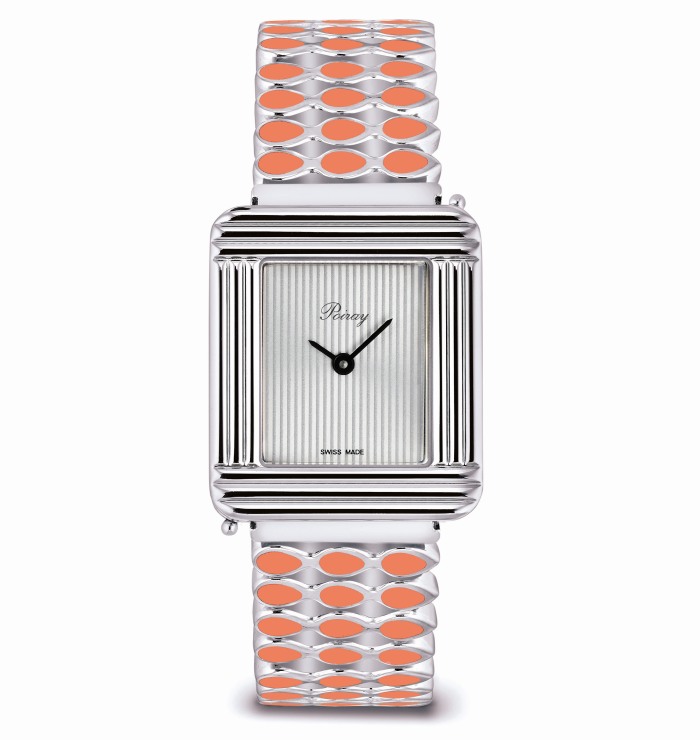 Poiray : lancement du premier bracelet de montre en acier coloré