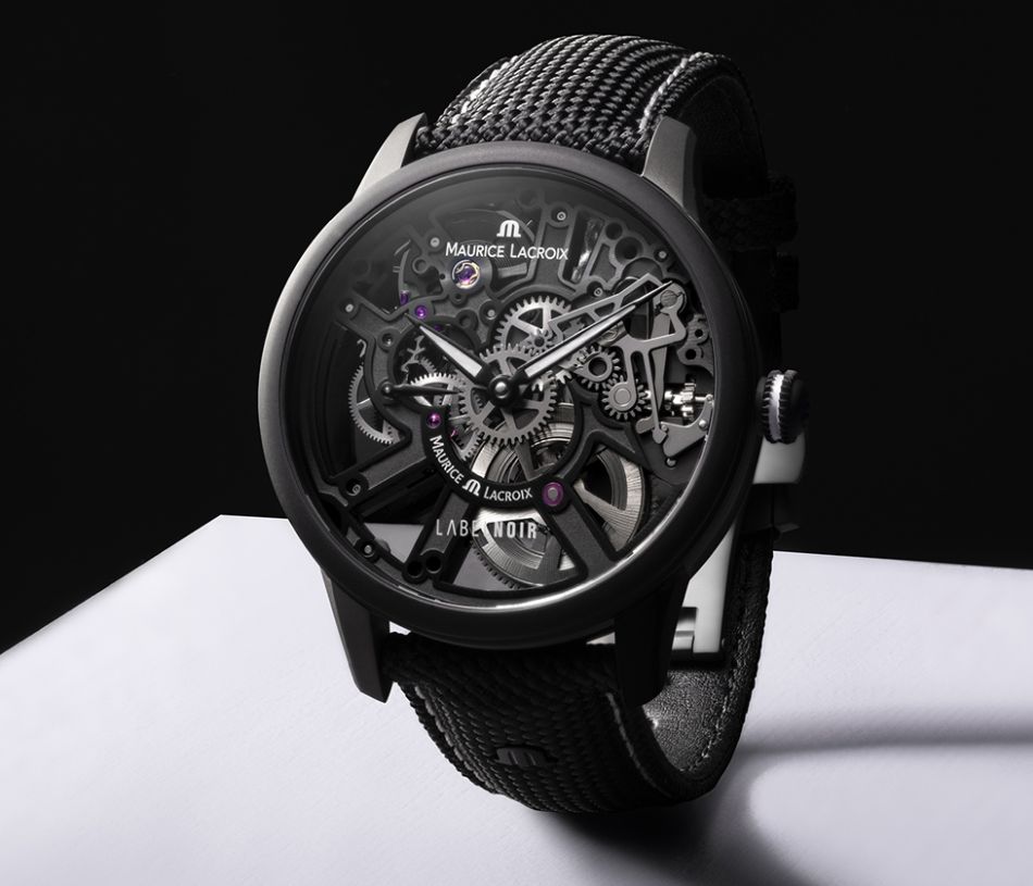 Maurice Lacroix Masterpiece Skeleton x Label Noir : un squelette très contemporain Maurice Lacroix Masterpiece Skeleton x Label Noir : un squelette très contemporain