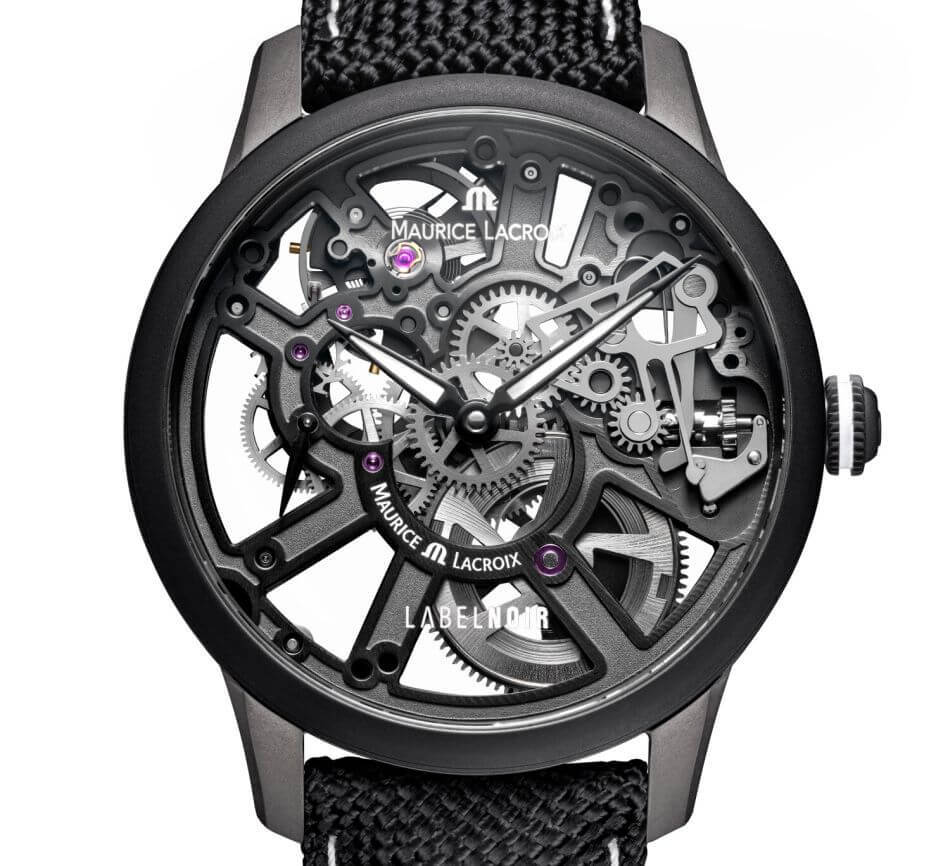 Maurice Lacroix Masterpiece Skeleton x Label Noir : un squelette très contemporain Maurice Lacroix Masterpiece Skeleton x Label Noir : un squelette très contemporain
