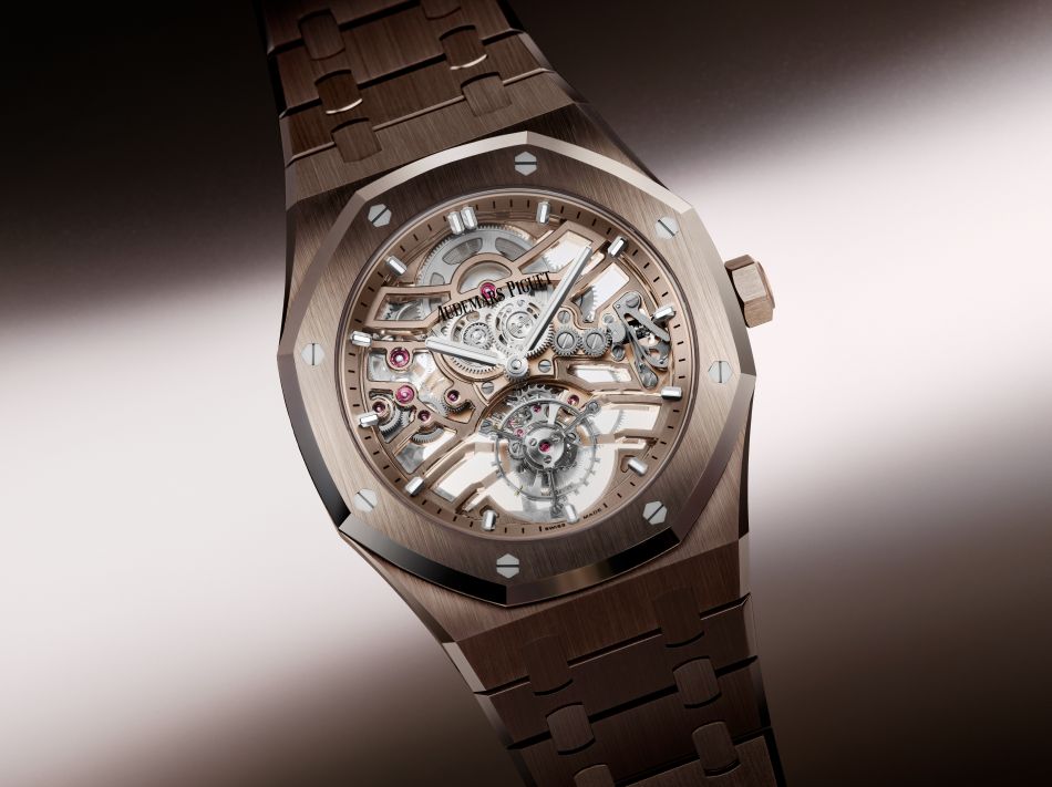 Sand gold : une Royal Oak Audemars Piguet entre or rose et or gris Sand gold : une Royal Oak Audemars Piguet entre or rose et or gris