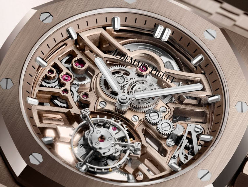 Sand gold : une Royal Oak Audemars Piguet entre or rose et or gris