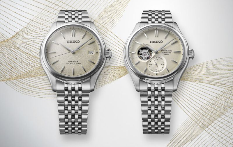 Seiko Presage Classic Series : cinq modèles aux cadrans richement texturés