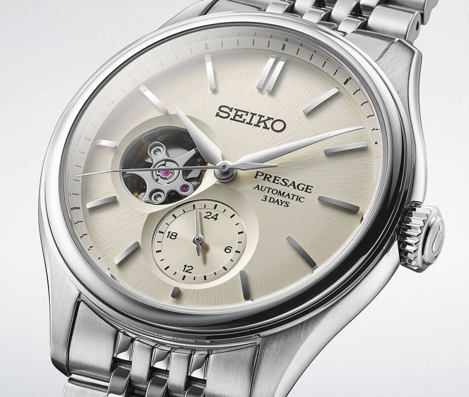 Seiko Presage Classic Series : cinq modèles aux cadrans richement texturés