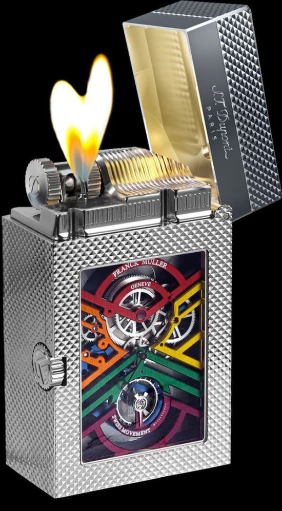 Master Lighter Franck Muller x ST Dupont : un briquet très horloger