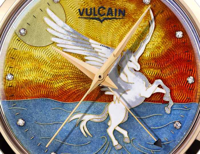 Vulcain Only Watch 2015 : l'émail grand feu et Pégase à l'honneur