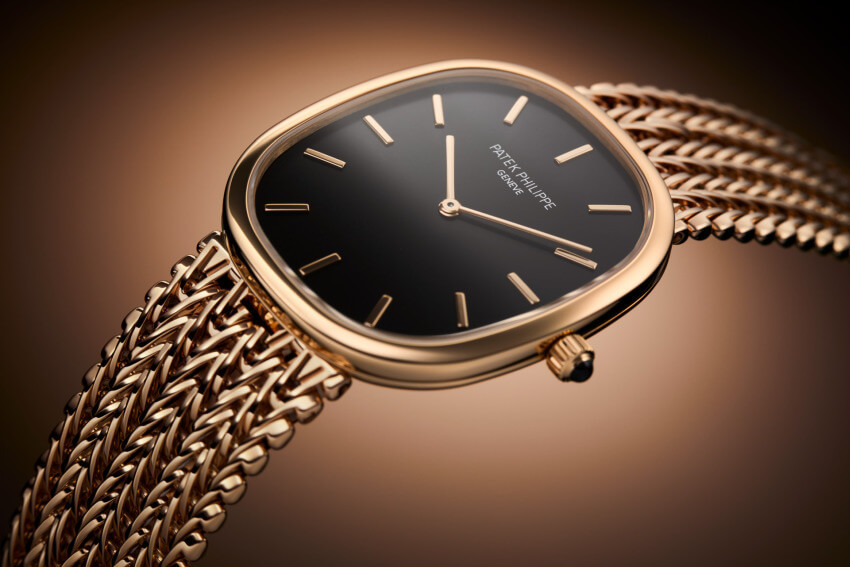 Patek Philippe Golden Ellipse avec bracelet métal : la beauté du vintage et la praticité du moderne !