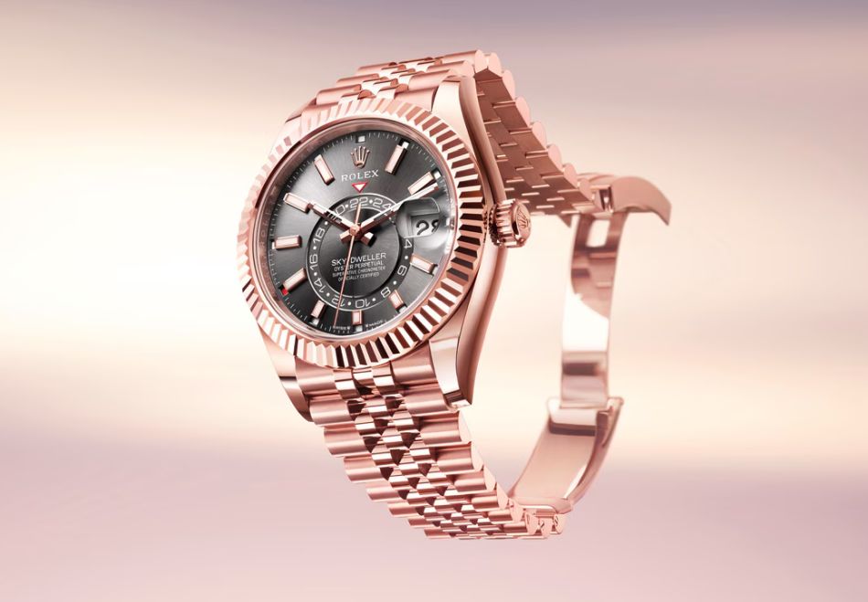 Rolex Sky-Dweller: two new gold versions of the Jubilee bracelet – Montres-de-luxe.com