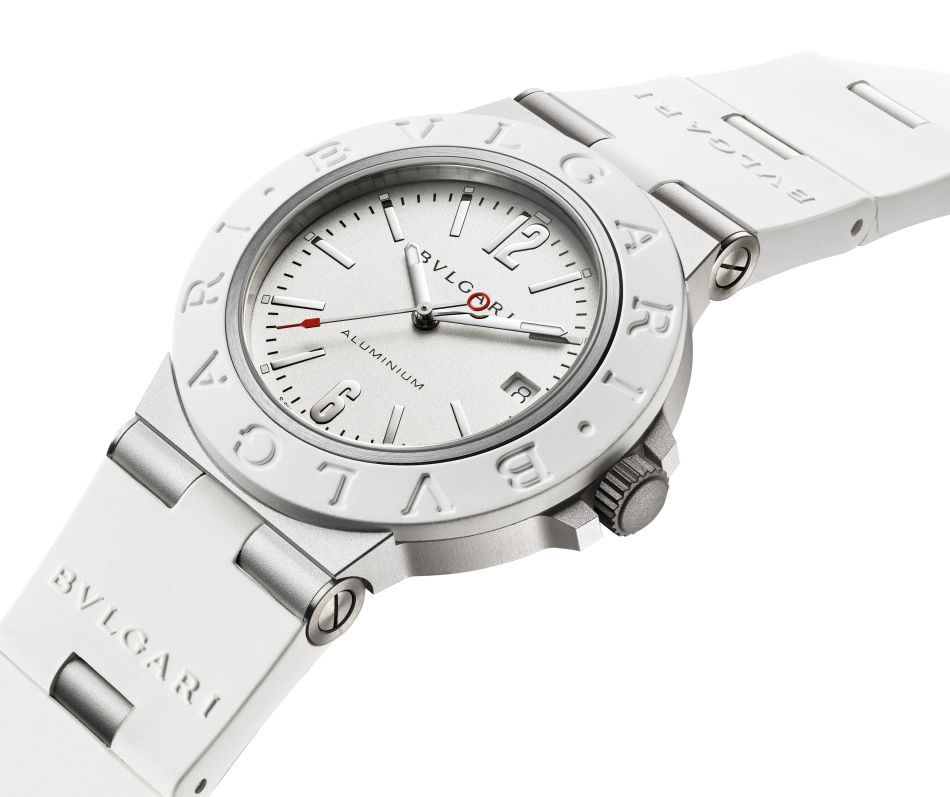 Bvlgari Aluminium White Automatic : toute l'énergie du blanc au poignet