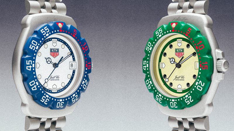 TAG Heuer Formula 1 : le retour d'une star des années 80 en collab' avec la marque de mode Kith