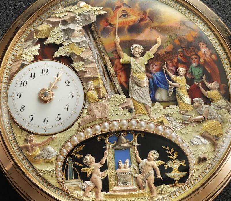 Antiquorum : mise en vente de la "Moïse", l'une des montres de poche avec automate les plus rares au monde Antiquorum : mise en vente de la "Moïse", l'une des montres de poche avec automate les plus rares au monde