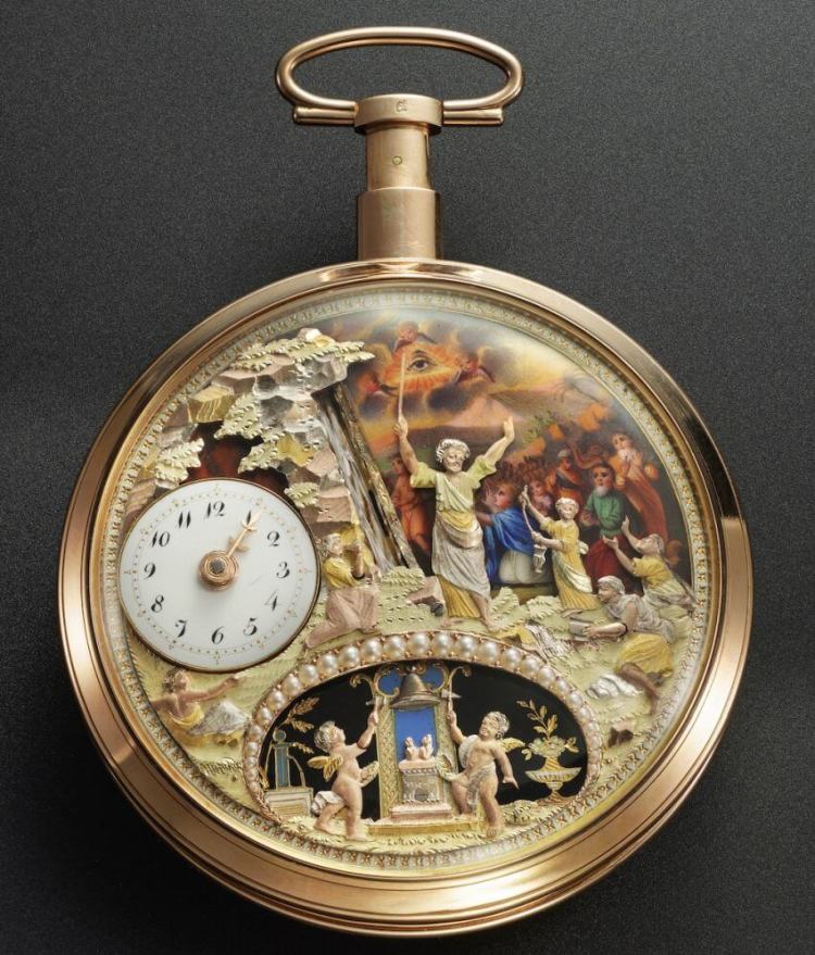 Antiquorum : mise en vente de la "Moïse", l'une des montres de poche avec automate les plus rares au monde