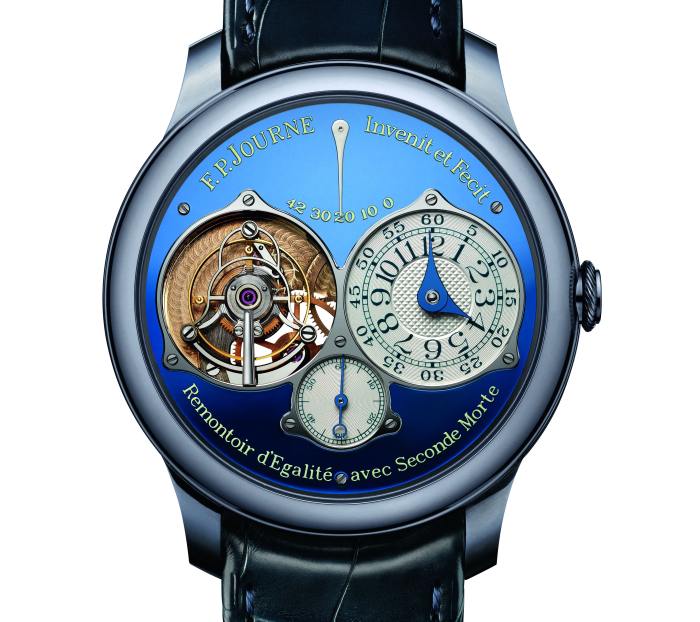 Tourbillon Souverain Bleu F.P. Journe Only Watch : pièce unique en tantale