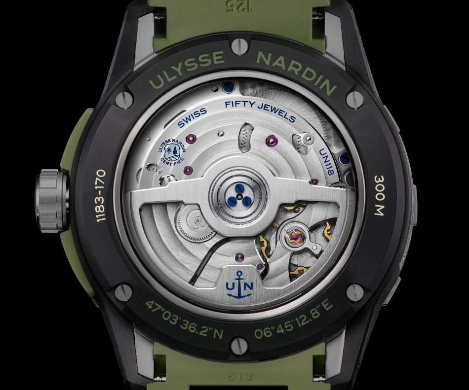Ulysse Nardin : Diver Net, une plongeuse à l'esprit très martial