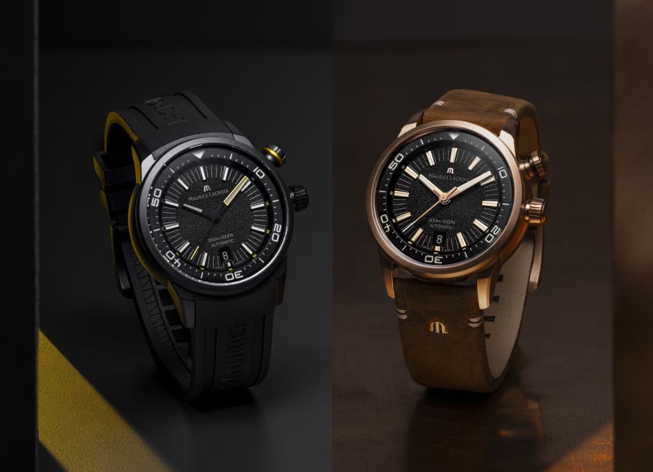 Maurice Lacroix Pontos S Diver : deux nouvelles versions en bronze ou DLC noir