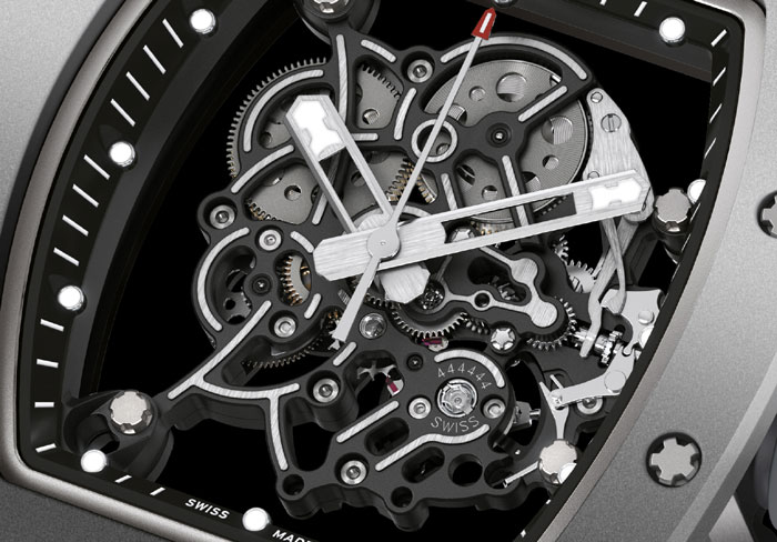 Richard Mille RM 055 Bubba Watson All Grey Boutique Edition : fifty shades of grey Richard Mille RM 055 Bubba Watson All Grey Boutique Edition : fifty shades of grey