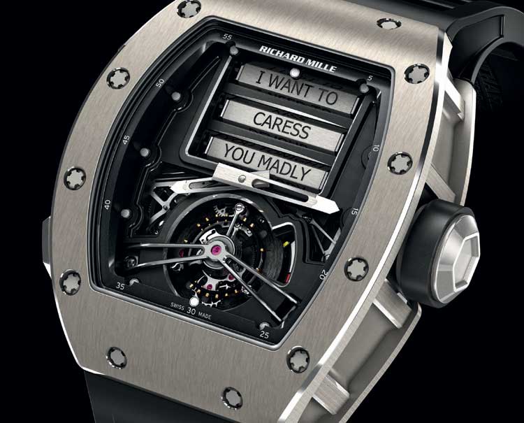 Richard Mille Tourbillon RM 69 Erotique Richard Mille Tourbillon RM 69 Erotique