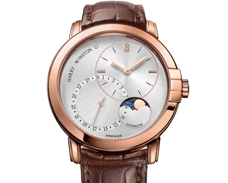 Harry Winston Midnight Date Moonphase Automatic 42 mm