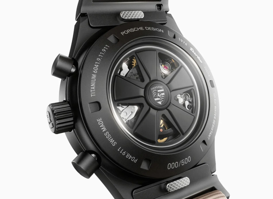 Porsche Design : un splendide chrono en titane pour les 50 ans de la 911 Turbo Porsche Design : un splendide chrono en titane pour les 50 ans de la 911 Turbo