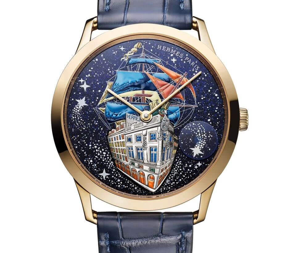 Slim d'Hermès Flagship : un cadran dédié à une adresse mythique Slim d'Hermès Flagship : un cadran dédié à une adresse mythique