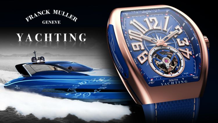 Franck Muller 55 : un yacht et une collection de montres...