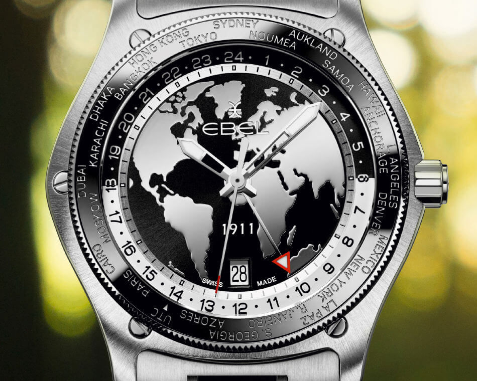 Ebel 1911 Globe : le retour d'une grande voyageuse Ebel 1911 Globe : le retour d'une grande voyageuse