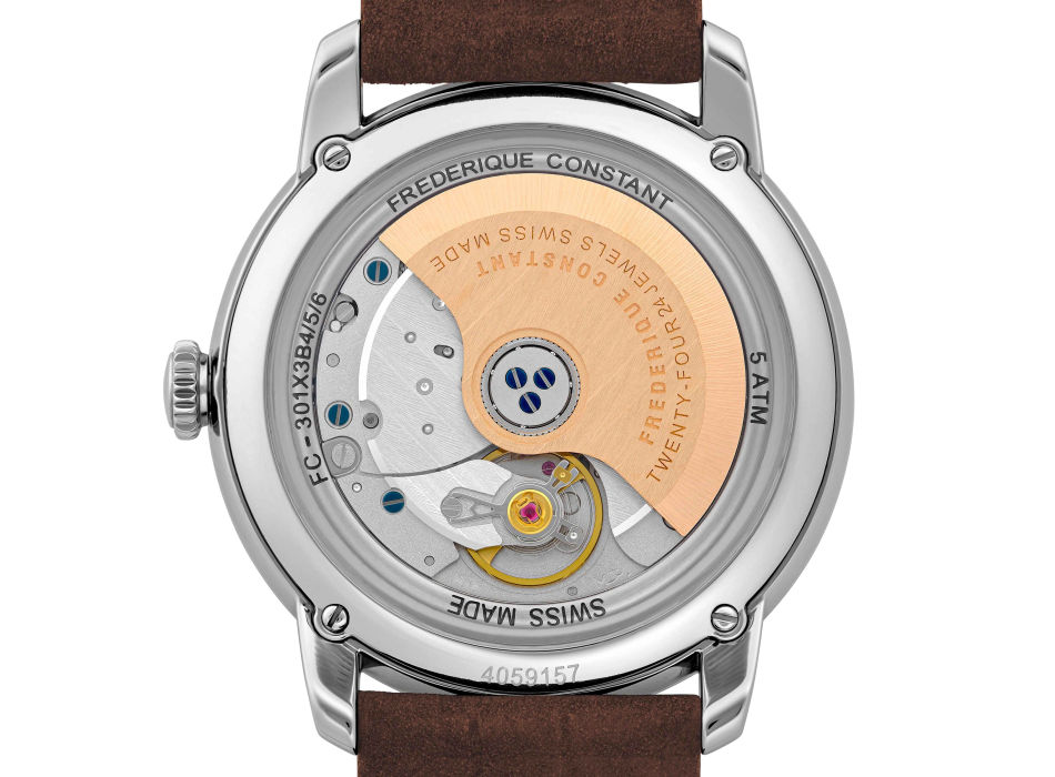 Frédérique Constant Classics Première : un cadran saumon inédit exclusivement pour l'Europe Frédérique Constant Classics Première : un cadran saumon inédit exclusivement pour l'Europe