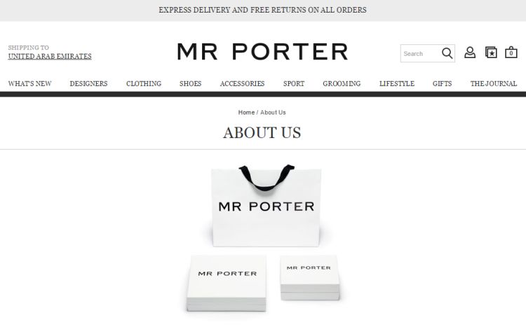 Mr Zenith chez MrPorter.com